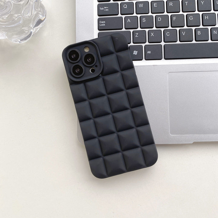 3D Lattice Suitable Apple iPhone Phone Case 14max Angel Eyes 12pro Transparent TPU13/XR Soft Case - CROZSIPhone Case