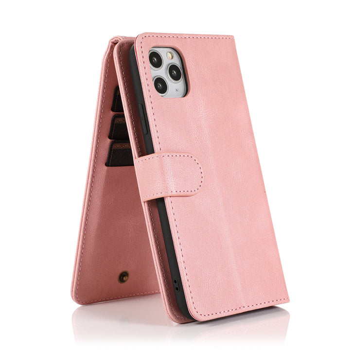 Ip12promax wallet leather case suitable for Ip11 stand phone case protective case - CrozsiPhone Case