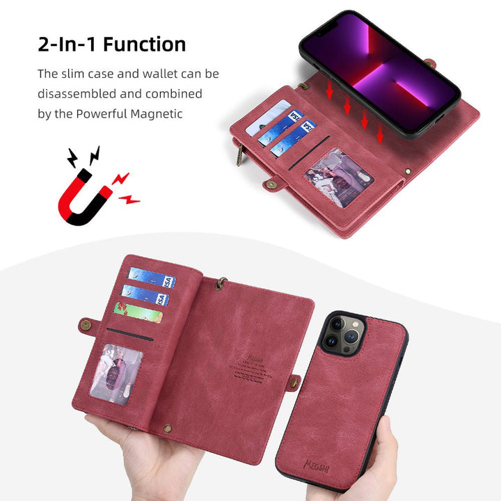 iPhone13pro Phone Leather Case For Samsung S22ultra Diagonal Mobile Phone Protective Case - CrozsiPhone Case