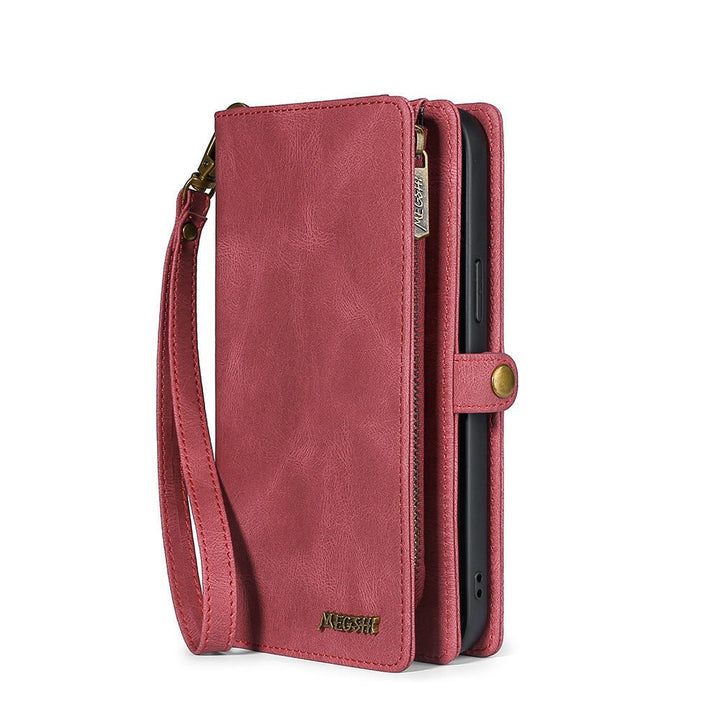 iPhone13pro Phone Leather Case For Samsung S22ultra Diagonal Mobile Phone Protective Case - CrozsiPhone Case