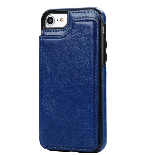 Retro PU Leather Case For iPhone Multi Card Holders Phone Cases - CrozsiPhone Case