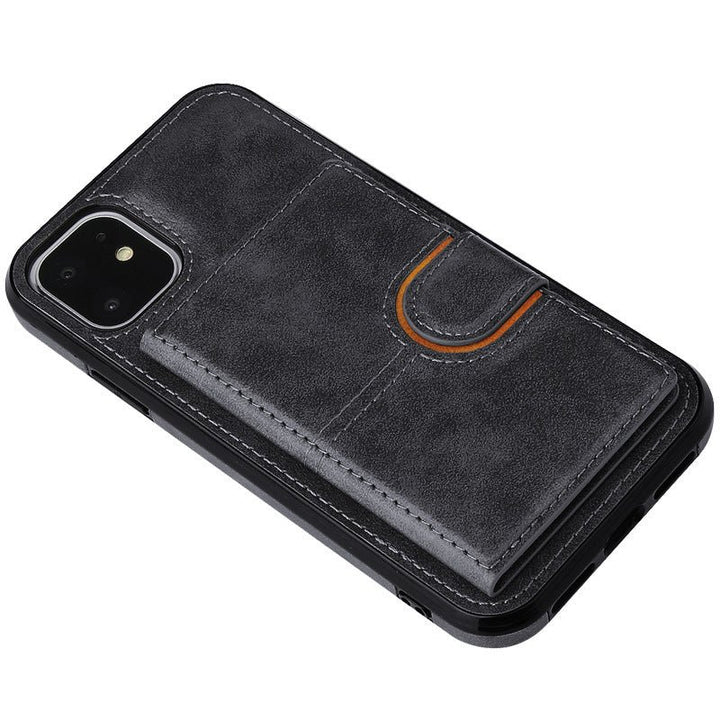 Suitable for iPhone 13 wallet phone case, iPhone 13 Promax card insertion leather case, Apple 11 anti drop phone case - CrozsiPhone Case