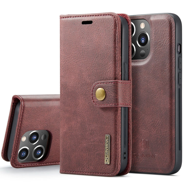 Suitable for iPhone 14 Pro Max Magnet Split Phone Leather Case iPhone 13 Pro Max Protective Case - CrozsiPhone Case