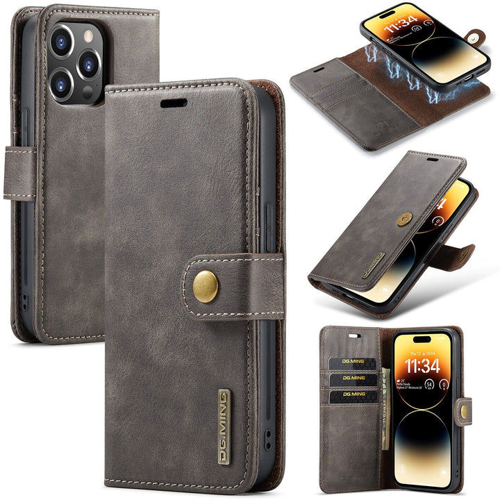 Suitable for iPhone 14 Pro Max Magnet Split Phone Leather Case iPhone 13 Pro Max Protective Case - CrozsiPhone Case