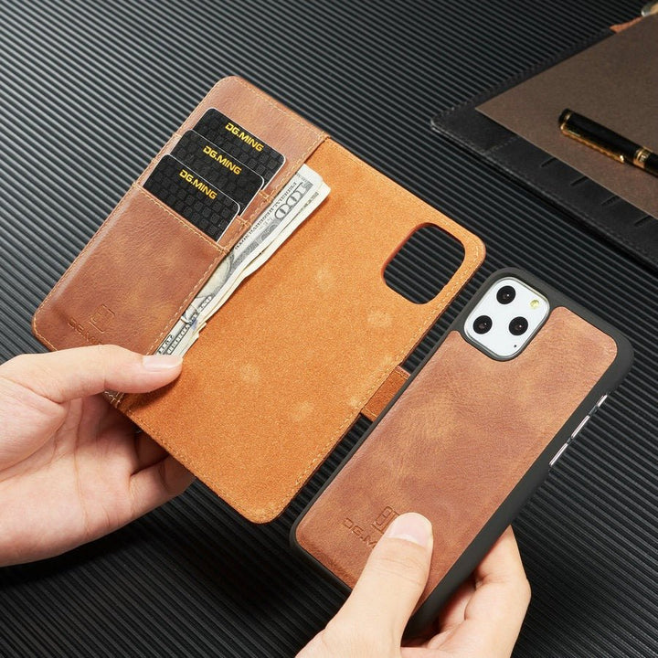 Suitable for iPhone 14 Pro Max Magnet Split Phone Leather Case iPhone 13 Pro Max Protective Case - CrozsiPhone Case