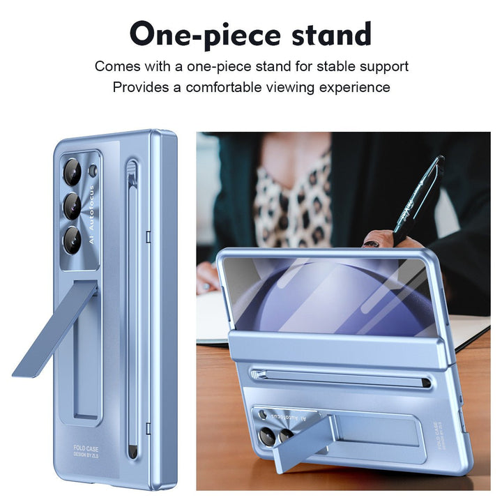 Suitable for Samsung zfold 6 phone case FOLD5 folding official pen slot case film integrated all inclusive anti fall protective case - CrozsiPhone Case