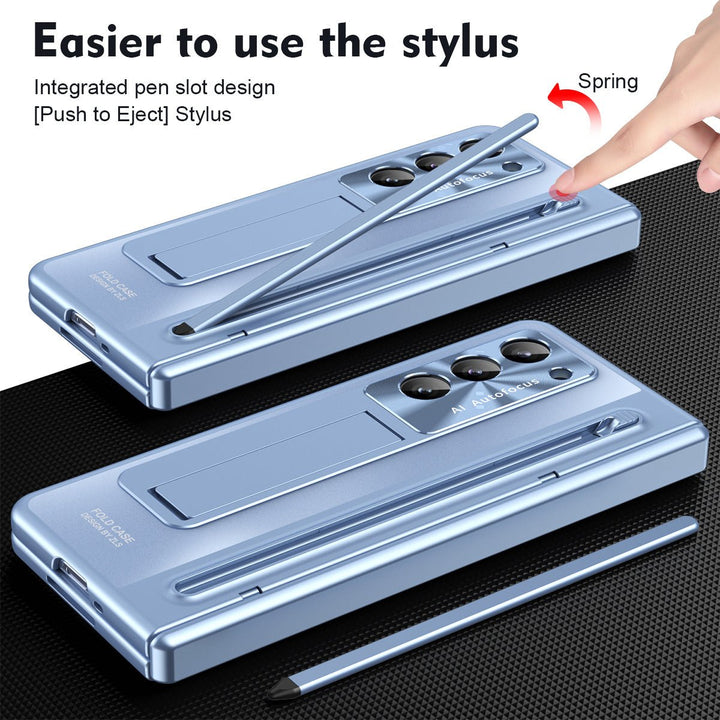 Suitable for Samsung zfold 6 phone case FOLD5 folding official pen slot case film integrated all inclusive anti fall protective case - CrozsiPhone Case