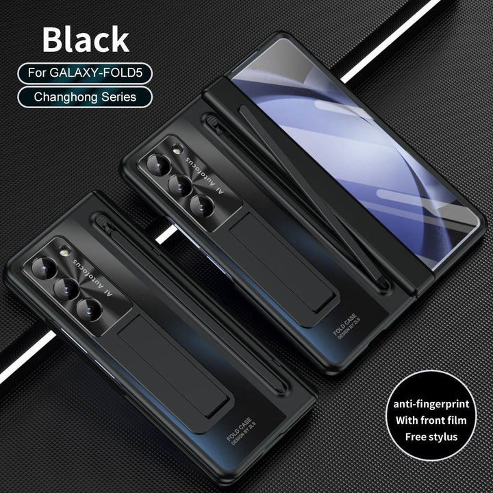Suitable for Samsung zfold 6 phone case FOLD5 folding official pen slot case film integrated all inclusive anti fall protective case - CrozsiPhone Case