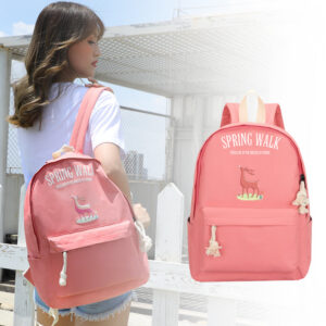 544045037 New creative oxford cloth middle school student bag primary school student backpack anime backpack