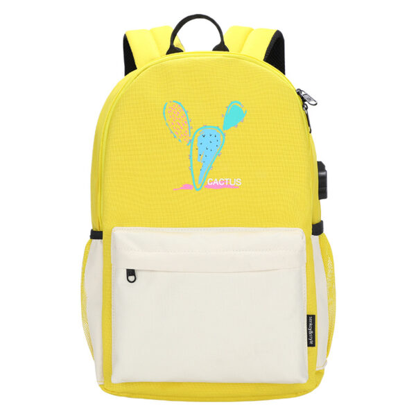 Bear cute cartoon backpack Oxford cloth small fresh backpack student girl schoolbag