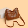 PU Leather Adjustable Strap Shoulder Bag