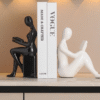 Modern bookends character ornaments home decor living room TV decorations