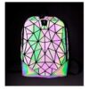 Hype Geometric Prism Luminous Backpack Larger Size ( Fits Standard 11 x 11.5 Binder )