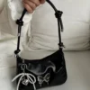 Butterfly PU Leather Shoulder Bag