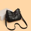 PU Leather Adjustable Strap Shoulder Bag