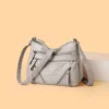 PU Multi-Compartment Crossbody Bag