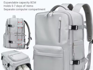 Waterproof 18 Inch Laptop Backpacks School Bags with usb Dily Life Vintage Unisex Leather Student Backpack for Men