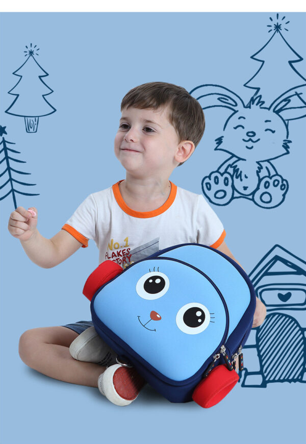 Boys and girls anti-lost bag cartoon backpack diving material children's backpack