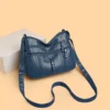 PU Leather Adjustable Strap Shoulder Bag