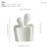 Creative couple figure decoration Newlywed home decoration Lover sculpture decoration figure desktop living room bookshelf decor