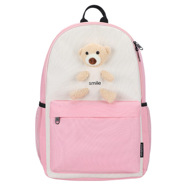 Bear cute cartoon backpack Oxford cloth small fresh backpack student girl schoolbag