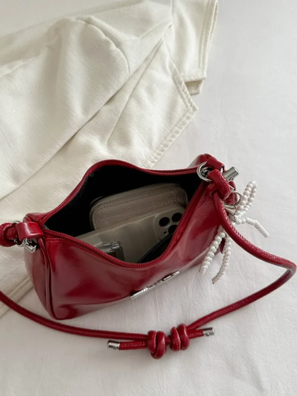 Butterfly PU Leather Shoulder Bag