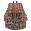 Sansarya New Hollow Out PU Leather Bohemian Vintage Women Backpack Teenage Gilrs School Female Ladies Drawstring Bag Rucksack