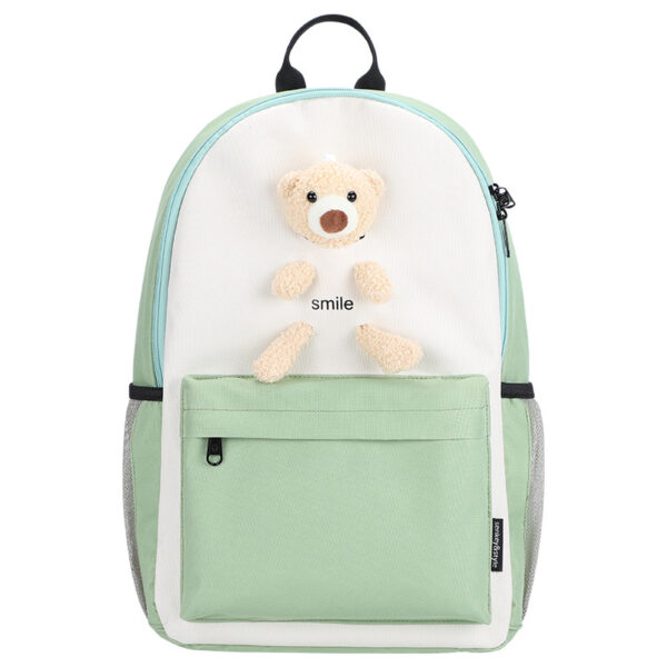 Bear cute cartoon backpack Oxford cloth small fresh backpack student girl schoolbag