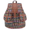 Sansarya New Hollow Out PU Leather Bohemian Vintage Women Backpack Teenage Gilrs School Female Ladies Drawstring Bag Rucksack
