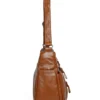 PU Leather Adjustable Strap Shoulder Bag