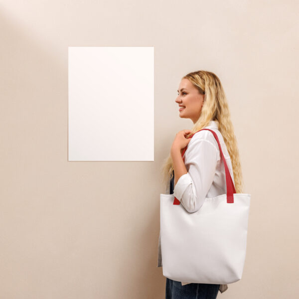 Aesthetic Tote Bag for Women | Cute & Functional Everyday Bag | Reusable Grocery Tote Bag | Minimalist Canvas Bag with Design